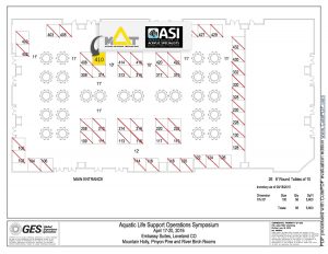 AALSO 2016 booth layout